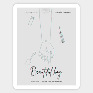 Beautiful Boy Fan Poster Sticker